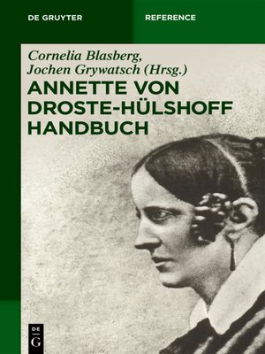 cover image of Annette von Droste-Hülshoff Handbuch